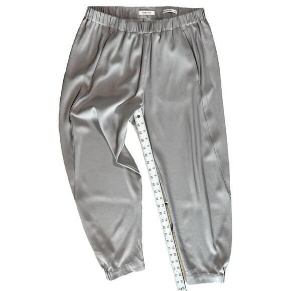 Aritzia Babaton Dexter Pull On Jogger Style Dress Pants Khaki Gray Size Medium - Picture 7 of 7